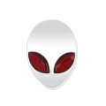 3D Alien Face Emblem Metal Styling Car Sticker Design Metal Stickers Versatile Decoration for Cars, Motorcycles Decals. 