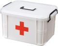 First Aid Kit Emergency Kit Box, 2-Layer Child First Aid Box Plastic Large Medical Storage Box,. 