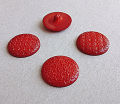 4-Pieces Fancy Attractive and Beautiful RED Buttons | Fancy Buttons for Men/Women Kurta, Kurti | Ladies and Gents Suit, Coat, Shirt Buttons | Fancy Buttons. 