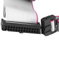 Motherboard Serial & Parallel Port Bracket DB9 DB25 RS232 COM Port Header Cable Connection ATX. 