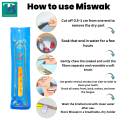 Siwak Makkah 3 Miswak Sticks with 1 free Miswak Natural Oral Care Toothbrush Premium Quality. 