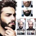 2Pcs/Set Men Efficient Beard Black Dye Tint Cream Mustache Semi-permanent Men's Fashion Nourishing Faster Hair Color Dye. 