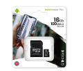 Canvas Select Memory Card 16GB/32GB/64GB micro SDHC Flash Memory Card DSLR Camera Supported - Micro SD Card with Jacket Adapter - 6 Months Warranty. 