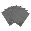 6PCS Grilling Mesh Mat Non-Stick Grilling Mats For Gas Charcoal Pellet Grill Black. 