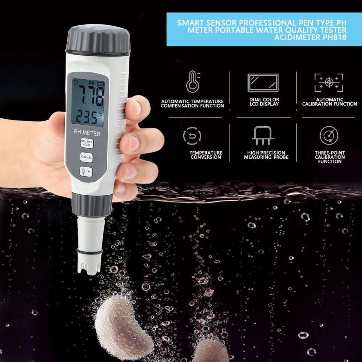 SMART%20SENSOR%20PH818%20PH%20Meters%20Water%20Quality%20portable%20Tester%20Pen%20Type%20pH%20Meter%20Acidometer%20for%20Aquarium%20Tester%20Measure%20Household%20-%20Image%205