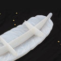Resin silicone feather molds for jewelry making tray trontray dish holders. 