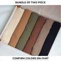 The Silk Sensation Chiffon Georgette Hijab Bundle for Girls/Women - Dessert Safari. 