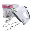 SCARLETT 7-Speed 180W 220V Hand Mixer Whisk Egg Beater Cake Baking Home Handheld Food Whisk Blenders Home Kitchen Baking Tool. 