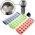 1 Piece Ice Cube Tray Easy POP Out Silicone Round Cubes Maker Drink Freezer Jelly Mold. 