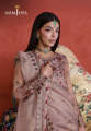 Asim Jofa-AJULN-12 Embroidered Zari Check Net Unstitched 3 Pcs-Dress for girls. 