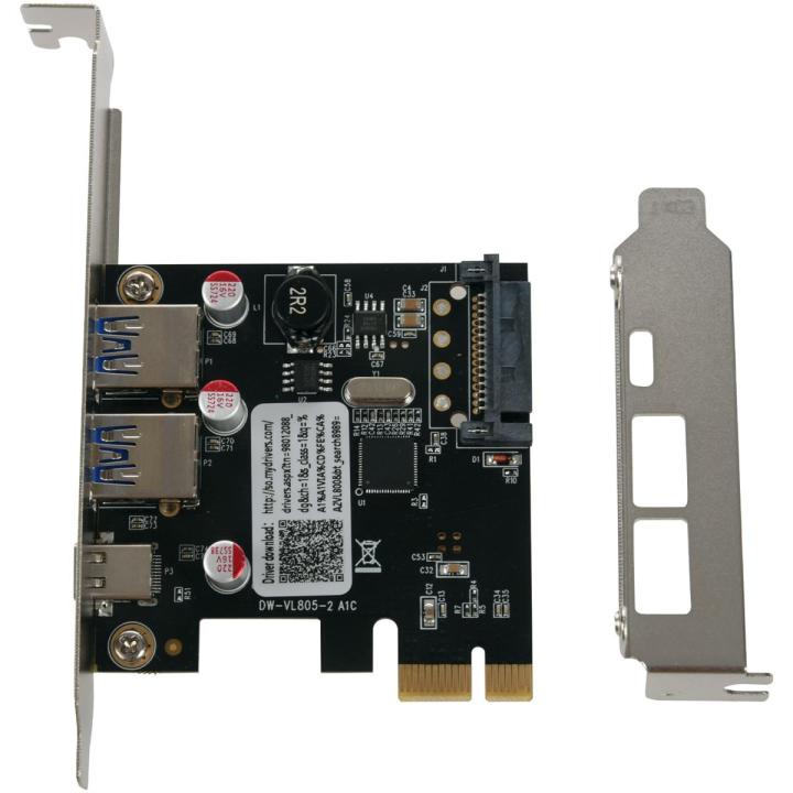 Usb 3.1 Type C Pcie Expansion Card Pci-E To 1 Type C And 2 Type A 3.0 Usb Adapter Pci Express Controller Hub For Desktop Pc