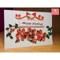 Happy Wedding Card Wishing Card Greeting Card Hand-made Customised Card. 