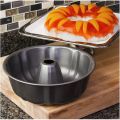 9 inch Heavy Duty Stainless Carbon Steel Non-stick Flucent Tube Donut Shape Cake Baking Mold Pan. 