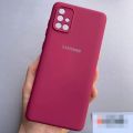 For Samsung Galaxy A51 - Premium Liquid Silicone Silky Soft Gel Rubber Shockproof Back Cover Case For Samsung Galaxy A51. 