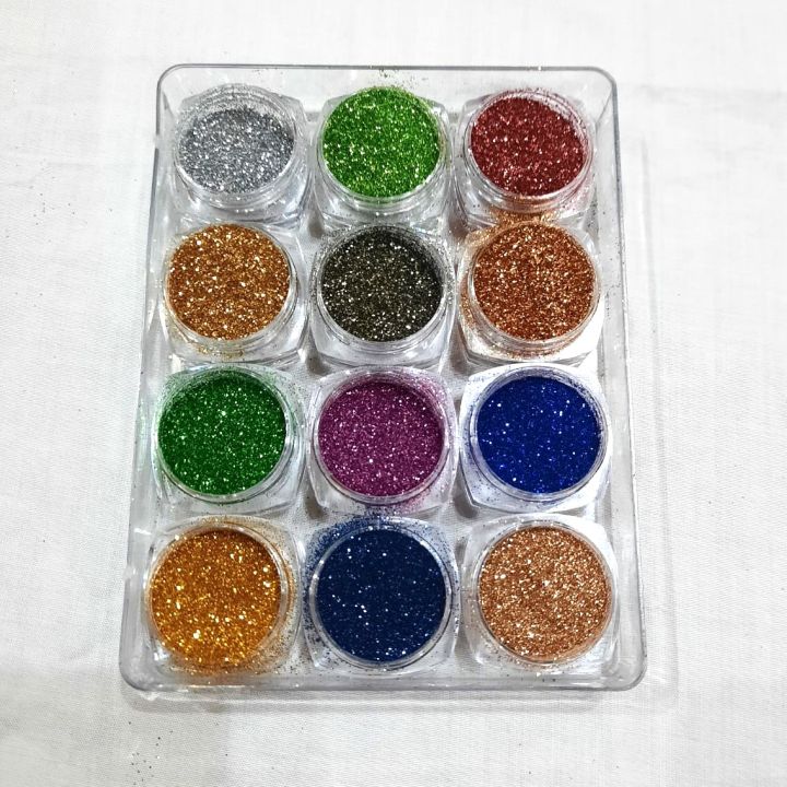 6/12/24%20pcs%20glitter%20powder%20for%20eyeshadow%20shimmer%20dust%20powder%20for%20art%20&%20Craft%20party%20make%20up%20dusty%20loose%20glitter%20-%20Image%206