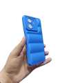 Xiaomi Mi Redmi 13T Soft Puffer Down Jacket Matt Back Case Cover. 