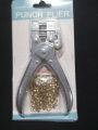 Eyelet Hole Punch & Plier Puncher 2 in 1 Puncher Scrapbooking. 