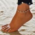 Fashion Anklet Bracelet Crystal Rhinestone Single Layer Beach Alloy Foot Chain -FREE Gift Box. 