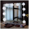 Vanity Lights Kit Hollywood Style Makeup 10 LED Light Bulbs Dressing Mirrors, Dimmable Switch, Power Plug. 