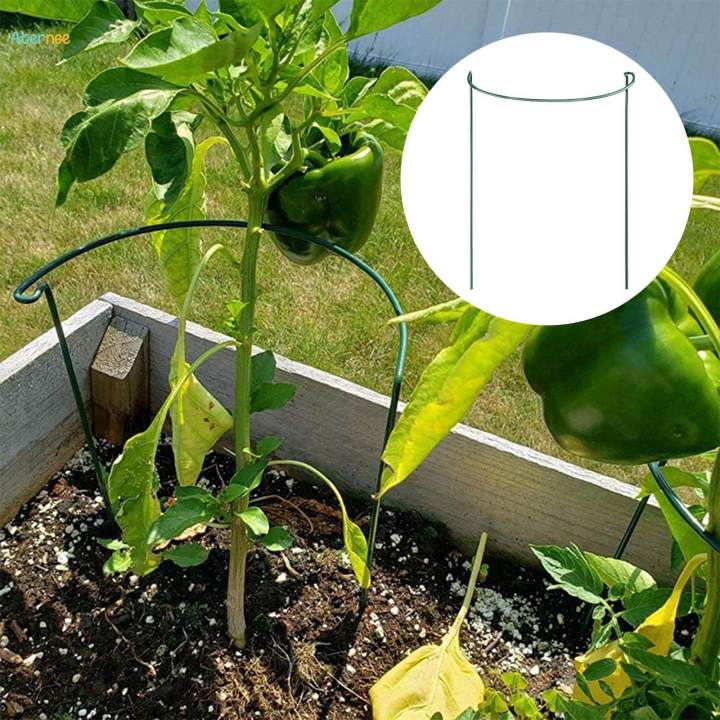 Iron%20Plant%20Support%20Ring%20Plant%20Cages%20for%20Vegetable%20Climbing%20Plant%20Garden%20-%20Image%204