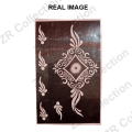 Reusable Mehandi Stickers - Top Stylish Design Stencils - Henna Tatoo. 