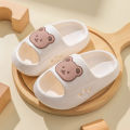Children Slippers Summer Cartoon Bear Home Shoes For Boy Girls Soft Eva Flat Heel Slippers Beach Child Kids Baby Slides. 