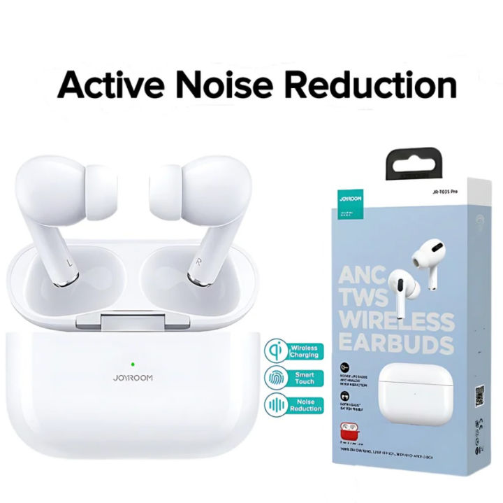 JOYROOM JR T03S Pro AirPods Pro 2 Wireless Bluetooth Earbuds With ANC JOYROOM JR T03S Pro AirPods Pro 2 Wireless Bluetooth Earbuds With ANC