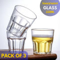 220ML ANTIQUE DESIGN Water Glass / Milk Glass / Juice Glass / Plastic Cup / Party Cup / Reusable Plastic Glass / Beverage Glass. 