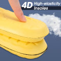 Latex Sport Insoles Soft High Elasticity Shoe Pads Breathable Deodorant Shock Absorption Cushion For Men Women. 