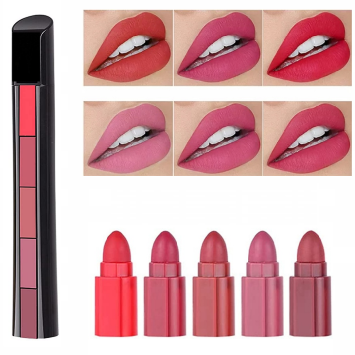 5%20In%201%20Matte%20Lipstick,%20Light%20&%20Dark%20Shade-%205%20steps%20Matte%20lipsticks%20-%20Image%205
