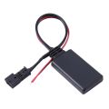 NANLIY-Car Bluetooth Module Aux-In Audio for Bmw E39 E46 E38 E53 16:9 Navigation Aux-In Bluetooth Wire Adapter. 