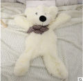 Plush teddy bear skin shell, teddy bear plush toy Lin Jiaxin large bear three-color empty skin. 