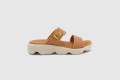 Deluxe Footwear open peach Double-Strap Slippers For Women Slides - SS26. 
