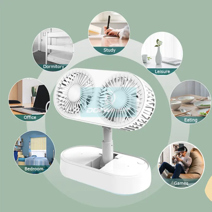 DoomHot%20Rechargeable%20Fan%20Double-Head%20Fan%20Desktop%20Electric%20Fan%20Mute%20Strong%20Wind%20Fan%20Fold-able%20Adjustable%20Washable%20Fan%20Telescopic%20Fan%203%20Speeds%20USB%20Rechargeable%20Fan%20Portable%20Table%20Fan%20Folding%20Fan%20for%20Office%20Car%20-%20Image%209