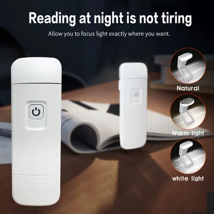 New%20USB%20Rechargeable%20LED%20Book%20Bedside%20Reading%20Light%20Portable%20Eye%20Protection%20Clip%20Lamp%20White/Warm%20Adjustable%20Light%20-%20Image%203