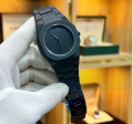 Black Arabic Aura Watch For Men Stylish Aura Watch 100% Original Watch PoliFiber Arabic Black Watch. 