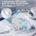 Aula S80 Programmable Gaming Mouse, 7200 DPI Wired PC Mouse, 12 Rainbow RGB Backlit Wired Mac Gaming Mouse. 