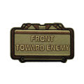 Xinxun FRONT TOWARD ENEMY Front Toward High Quality Embroidered Cloth Patch Military Morale Velcro Badge. 