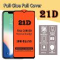 Vivo Y28 9D 21D Tempered Glass Screen Protector Complete Protection For Y28 4G Full Glue Edge to Edge Black Borders complete - Black. 