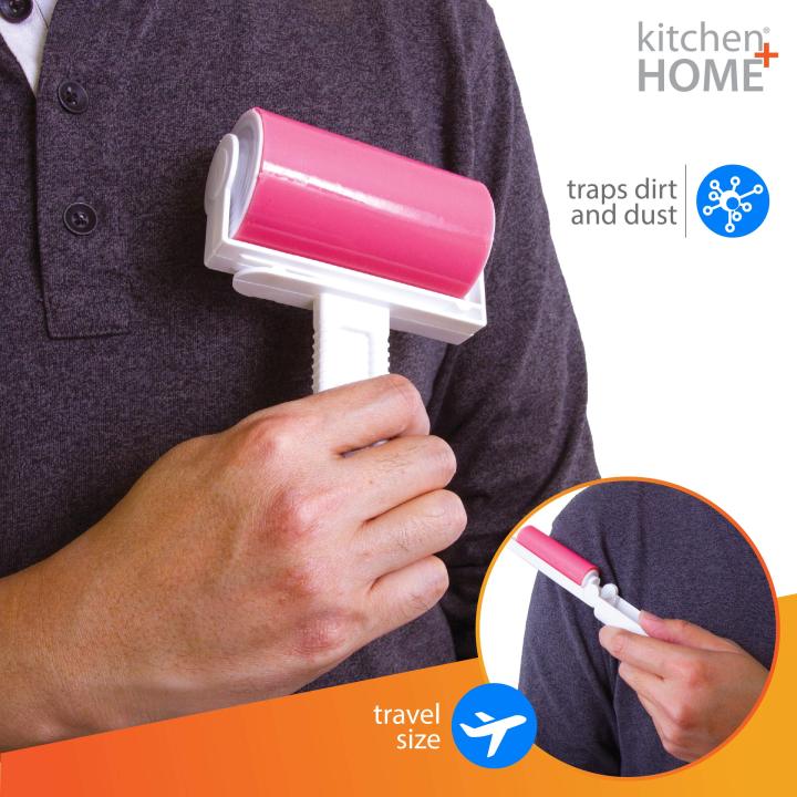 Sticky Master Lint Roller Tapeless Washable and Reusable Lint Remover with Extendable Handle Daraz.pk