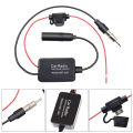 12V Car Radio Antenna FM/AM Radio Signal Amplifier Booster Car Antenna Aerials 330mm For Marine Boat Auto Automobile Accessories. 