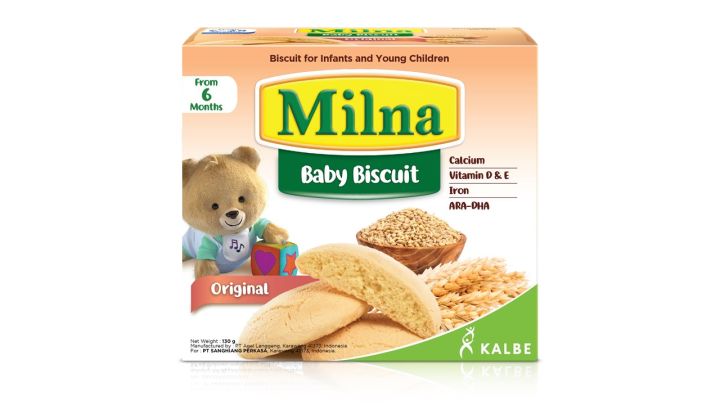 Milna Baby Rusk Original Flavor For 6 Months Plus Baby - 130gm