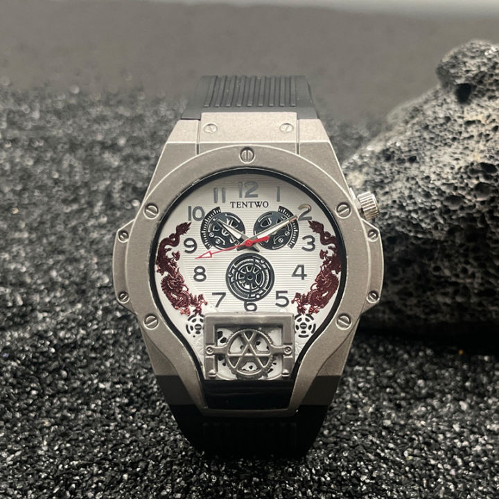 【The hottest this year】 Arrival Jason Stanson Same Style Men's Watch Fashion Trend Silicone Quartz Watch
