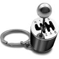 6 Speed Metal Gear Box Style Car Key Chain Gear Shift Knob Key Ring Gift / Stylish Metal Gear Box Design Car Key Chain. 