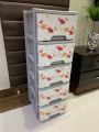 Plastic storage cabinet 4&5 drawers, plastic storage drawers multi purpose. 