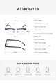 2021 Fashion Anti Blue Ray Half Luxury Eyeglasses Cool Tom Hardy Legend Style Men's Elegant Plain Glasses. 