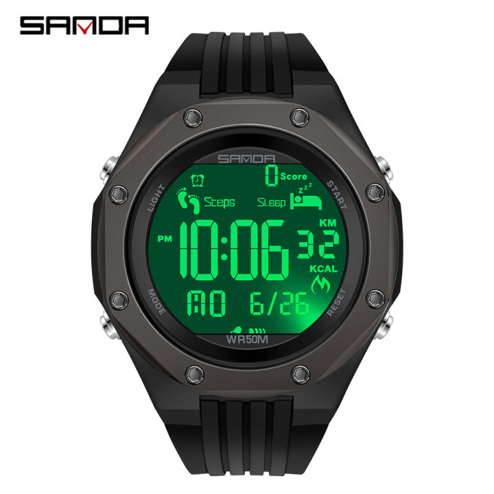 Sanda%20Men's%20Watches%20Sport%20LED%20Digital%20Waterproof%20Pedometer%20Wristwatches%206117%20-%20Image%205
