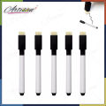 Artisian-White Board Marker for kids with duster, 5 Pcs Pack ONLY Black Writing option. 