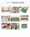 Mini Football Football Soccer Table Soccer Game for kids, family and friends | exciting mini football game set. | perfect size for kids, adults and everyone 6 Rods. 
