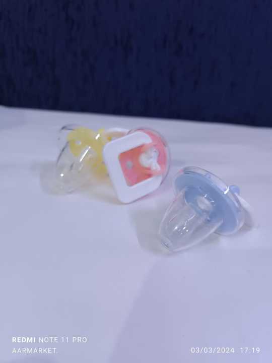 Camera Pacifier Set of 2 Camera Soothers | Pacifier | Soother with Cap | 4 different ...